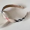 Diadema a Cuadros Retro de Moda, Accesorio para el Cabello para Mujer, Accesorio para el Cabello de Otoño e Invierno, Pinza para el Cabello de Corona Alta, Diadema Versátil Coreana para Lavarse la Cara
