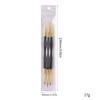 Fabricantes transfronterizos de bolígrafos de pintura para uñas de dos puntas en stock, bolígrafo profesional de línea de pintura para fototerapia con línea de gancho tallado para uñas.