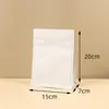 Bolsa con Cierre Ziplock de Sellado de Ocho Lados para Granos de Café Té Bolsa de Empaque de Alimentos de Papel de Aluminio Auto-Sellante Bolsa de Café de Película de Aluminio Auto-Soportante Personalizada