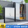 Gabinete de Almacenamiento Exterior de Acero Inoxidable 304 a Prueba de Lluvia para Hogar Balcón Protección Solar Gabinete de Almacenamiento Patio Techo Inclinado Estantería Gabinete de Herramientas