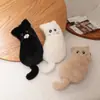 Bolsa de Lápices de Gato Lindo Japonés Bolsa Creativa de Peluche de Dibujos Animados para Guardar Artículos Varios Estudiante de Primaria y Secundaria Bolsa de Peluche para Papelería