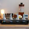 Olla de Aceite Esencial para Spa Tailandés Salón de Belleza Cerámica Hoja Botella de Aceite Esencial Aromaterapia Mezcla Dispensación Bandeja de Spa Set