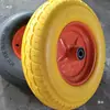 Ruedas Sólidas de Goma Espuma, No Requieren Inflado, Ruedas de Carrito de 16 Pulgadas, Ruedas Pequeñas para Carrito de Arrastre, Ruedas para Carrito de Equipaje