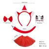 Diadema de Pelo de Animal para Halloween Accesorios para el Cabello Felpa Gato Lindo Orejas de Mai Lazo Traje de Fiesta Festiva Tocado Venta al por Mayor