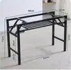 Estrutura de Mesa Dobrável, Suporte de Mesa Longa, Estrutura de Ferro de Camada Dupla/Camada Única, Pernas de Mesa, Pernas de Estrutura de Mesa Dobrável em Ferro Artístico com Travessas