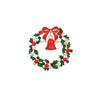 Broche de Natal da Coreia do Sul Presente de Natal Guirlanda vermelha Sino Broche de guirlanda da moda Suéter Casaco Acessórios de alta qualidade