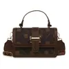 Bolsa de mano elegante para mujer, nueva de verano, moderna, a la moda, con estampado retro, bolsa cuadrada pequeña, bolsa de hombro cruzada texturizada
