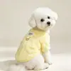 Roupas para animais de estimação, roupas para cachorro, Teddy, Bichon, Spitz Alemão, apparelho para pet de cachorro pequeno para outono e inverno, forrado com fleece, com fixador para guia, roupas para gato e cachorro