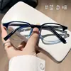 1338 moda gafas de montura clásica estudiante cuello blanco gafas para miopía con montura gafas de moda para hombre venta al por mayor de fábrica