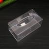 Caja de Pañuelos Acrílica Transparente Sala de Estar Hogar Caja de Papel Escritorio para el Hogar Simple Creativa Caja de Papel
