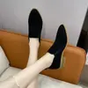 Zapatos de Cuero para Mujer Estilo Nuevo Primavera y Otoño 2026, Talla Grande, Punta Fina, Estilo Británico, Tacón Grueso, Banda Elástica, Zapatos Casuales para Mujer para Todas las Estaciones