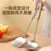 Espátula de acero inoxidable engrosada, cuchara para sopa, juego de utensilios de cocina para el hogar, espátula para saltear de cocina, juego de utensilios de cocina resistentes a altas temperaturas