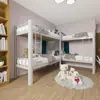 Fornecimento direto de fábrica para cima e para baixo cama alta e baixa dormitório estudantil cama de ferro cama de ferro estrutura cama de ferro beliche de aço
