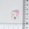 Gatinho Cartoon Brilhante de Resina Pequenos Acessórios Artesanais DIY Cola Creme Capa de Celular Acessórios de Cabelo Patch