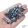 Vidro pedra britada diy feito à mão pedra britada irregular contas soltas contas vidro colorido capa garrafa dos desejos enchimento arte de unhas