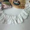 13cm Algodón Bordado Encaje Accesorios Dobladillo de Falda Puños Algodón Lo Paraguas Hecho a Mano Material de Bricolaje Venta al por Mayor