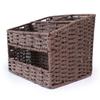 Seagrass Trapezoidal Paper Drawbox Storage Basket Split Jewelry Box Office Desktop Sundries Cesta Atacado