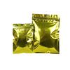 Bolsa de Hueso Dorado Bolsa Autocierre con Cremallera, Bolsa Densa Dorada Recubierta de Aluminio, Bolsa para Polvos Película Brillante Dorada Opaca