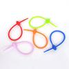 Cinturón de silicona multifuncional de color caramelo para escribir, llavero, bolsa, caja ciega, colgante, cordón, accesorios.
