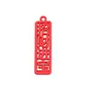 Accesorios de joyería diy aleación pintura roja festivo acceso a la paz pendientes auspiciosos alcista colgante