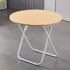 Mesa de comedor redonda pequeña plegable fabricante venta al por mayor para uso en el hogar en apartamentos pequeños y propiedades de alquiler, mesa redonda simple