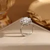 Anillo moda femenina personalidad acero de titanio no se decolora Joker lujo ligero doble capa anillo abierto alto sentido fabricantes venta al por mayor