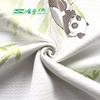 Tejido para ropa de cama de textiles para el hogar de fibra de rayón, tejido para almohada de látex con estampado de panda, cubierta de cama, tejido de punto de capa de aire