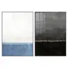 Sala de Estar Moderna Nórdica Blanco y Negro Gris Estilo Industrial Pintura Decorativa Pared de Fondo para Sofá Dormitorio Abstracto Simple Pasillo Pintura Colgante