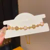 Pulsera Deslizante de Flor de Acetato con Circonita Estilo Francés, Pulsera de Lujo Ligero de Gama Alta, Joyería Dulce Exquisita y Versátil para Mujeres