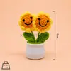 Presente de dia do professor: Novo Estilo Buquê de Girassol Feito à Mão e Planta em Vaso de Presente para Professores de Jardim de Infância