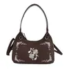 Bolso de mano retro de gamuza para otoño e invierno para mujer, nuevo bolso de hombro de moda 2026 para el trabajo, bolso tote de otoño e invierno