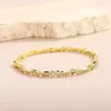 Pulseira Cruzada Símbolo Infinito 8 Palavras Zircônia Cobre Zircônia Personalidade Moda Casal 5mm Tendência Alta Qualidade Pulseira Atacado
