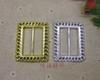 8 hebillas japonesas doradas y plateadas galvanizadas hebilla de cintura de Papá Noel hebilla de zapato botones para manualidades 2-6.5cm