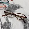 Espejo Plano de Cómic Estilo Japonés Bidimensional Gafas Retro Lisas Sexy para Miopía Montura de Gafas Moda y Versátil Aspecto Aclarador y Adelgazante