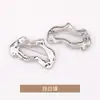 Broche Metálico Irregular Vazado, Fecho de Corsage Fashion Retro, Acessório para Roupa, Alfinete Anti-Exposição