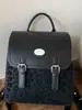 Otoño 2025 Nuevo Estilo Coreano Bolso de Mujer Color Sólido Mochila para Niñas Moda Bien Desarrollada Casual Casual Color de Contraste Bolso Pequeño