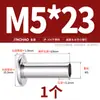 Jinchao Rebite Semi-Oco de Cabeça Redonda Plana de Aço Inoxidável 304 Gb873 Rebite Oco de Cabeça Redonda M2M2.5M3M4M5M6