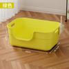 Caja de arena para gatos súper grande, semicerrada, antisalpicaduras, fácil de limpiar, inodoro para gatos, caja de arena para gatos integrada con pala, venta al por mayor de fábrica