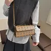 2025 Nueva Bolsa Transfronteriza para Mujer Bolso de Hombro y Axila Versátil Retro Cuero Suave de Alta Gama Bolso Cruzado de Gran Capacidad Pequeño Cuadrado