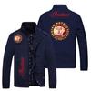 Jaqueta Masculina 2021 Nova Bonita Versátil Fashion Casual Solta Padrão de Carro Jaqueta Cardigan Esportivo Masculina