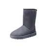 Botas de Nieve para Mujer 2025 Nuevos Modelos Otoño e Invierno, Engrosadas y Forradas de Felpa, Zapatos Cálidos de Algodón para Nieve, Botas Casuales, Venta al por Mayor para Exportación