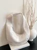 Bolso de Hombro para Mujer de Diseño de Nicho Transfronterizo, Piel Brillante, Bolso de Mano, Bolso Sencillo Nube, Bolso de Moda de Lujo Ligero