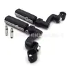Pedal de Pie Plegable para Motocicleta, Antideslizante, Pedal de Pie Ampliado y Ensanchado, Modelo Universal, Diámetro de Tubo de 1 pulgada