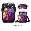 Mochila de Dibujos Animados de Venta Caliente Transfronteriza Batman Batma Mochila Escolar Bolso de Hombro Estuche para Lápices Juego de Tres Piezas