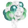 Kit de balões com lantejoulas metálicas de ágata de 12 polegadas arranjo de casamento Dia dos Namorados balão de aniversário infantil adulto