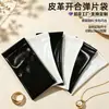 Bolsa de Almacenamiento para Fichas de Póker Blanco y Negro Bolsa de Fichas de Póker de Cuero PU Accesorios para Joyería Uso Diario Gafas Bolsa de Almacenamiento Impermeable LOGOTIPO Personalizado