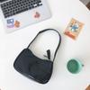 Bolsa pequena de pu fofa de verão bolsa de axila estilo coreano ins fashion simples all-match casual cor sólida bolsa de ombro bolsa feminina