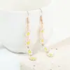Amazon Transfronterizo Personalidad Bohemia Gota de Aceite Flor Cadena de Cobre Pulsera Pulsera Mujer Sencillo Versátil Margarita Collar