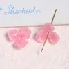 Coreano Dulce Todo-partido Halo Tulipán Acrílico Joyería Accesorios DIY Pendientes Tocados Funda de Teléfono Móvil Material
