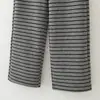 Jeans Mom Rectos con Caída Pantalones Anchos Rayados Mujer Otoño/Invierno 2026 Nuevos Pantalones de Gama Alta para Mujeres de Mediana Edad Lucir Más Joven Pantalones Largos